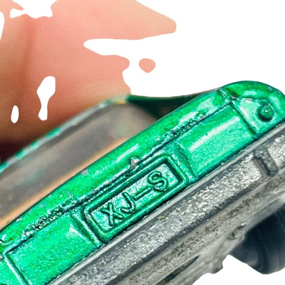 Vintage 1978 Tomica Jaguar XJ-S Die-Cast  Car Green Tan Interior Opposite Steeri - Picture 8 of 9